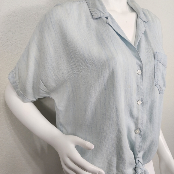 NWT‎ Rails Blue Boho Coastal Cowgirl Top Size M - Picture 9 of 11